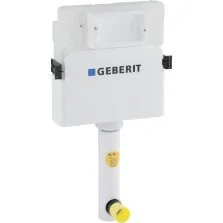 Bazin incastrat pentru WC Geberit Delta 12 cm 6 / 3 litri cu actionare din fata
