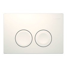 Clapeta de actionare GEBERIT Duofix Delta 25 alb alpin cu dubla comanda pentru rezervor incastrat