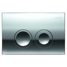 Clapeta de actionare GEBERIT Duofix Delta 21 cromat cu dubla comanda pentru rezervor incastrat