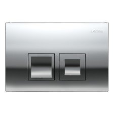 Clapeta de actionare GEBERIT Delta35 cromat cu dubla comanda pentru rezervor incastrat