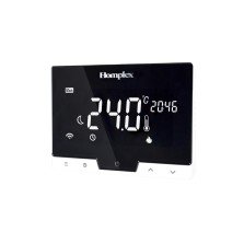 Termostat ambiental Homplex DG19, fara fir, programabil, control prin internet, negru