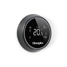 Termostat ambiental Homplex NX1, fara fir, programabil, control prin internet, negru, 5 ani garantie