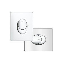 Clapeta de actionare WC Grohe Skate Air cromat cu dubla comanda pentru rezervor incastrat