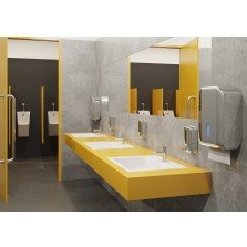 Baterie lavoar Ferro Prestige II cu temporizare pentru apa rece si premixata Z201