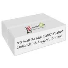 Kit complet montaj aer conditionat 24000 BTU, teava 5/8 - 3/8 - cu suporti - 3 metri