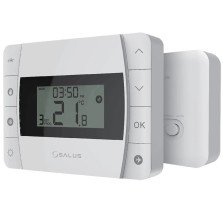Termostat ambient Salus DT500RF fara fir, programabil, 5 ani garantie