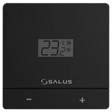 Termostat Salus cu fir, neprogramabil negru EASY230B