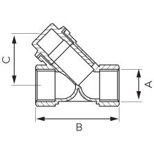 Filtru Y impuritati Ferro 1" F06
