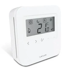 Termostat ambient Salus HTRS230 cu fir, pentru incalzire in pardoseala, neprogramabil, 5 ani garantie
