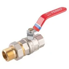 Robinet apa cu bila Ferro F-Power G1 1/4 cu racord olandez KFPS41