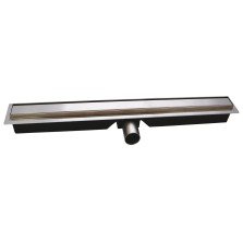 Rigola dus liniara Ferro Super Slim Pro OLSP1-70, cu sifon, inox si plastic, ø 40 mm, 70 cm