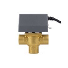 Vana motorizata Salus cu 3 cai si micro-contact filet 1" PMV31