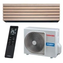 Aer condiționat Toshiba Daiseikai Wooden 10000 BTU Wi-Fi, A+++/A+++, inserție lemn, Motion Tracking, HADA Care 7988508