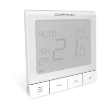 Termostat ambient Salus Quantum WQ610 cu fir, neprogramabil, montaj in doza, 5 ani garantie