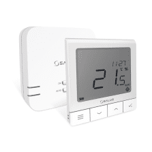 Termostat ambient Salus Quantum SQ610RF fara fir, compatibil cu sistemul IT600 smart Home - alb, 5 ani garantie