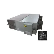 Recuperator de caldura Nobus NBBQ-D10TFB, debit maxim 1000 mc/h, 230V, 690W, 3 trepte, schimbator entalpic, cu 2 prefiltre G3