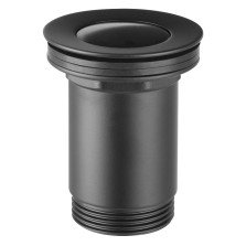 Ventil lavoar Ferro S283-BL-B click-clack, alama, negru, diametru 1 1/4"