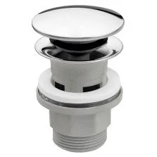 Ventil lavoar Ferro S287PP-B, click-clack, polipropilena, crom, diametru 1 1/4