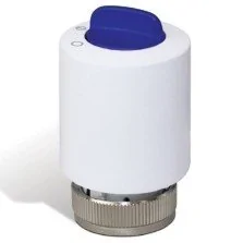 Actuator termoelectric Salus T30NC230M, cu functie de deschidere manuala, M30 x 1.5, 230 V, alb 