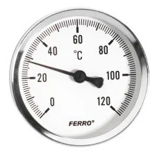Termometru axial Ferro T80120A, 80 mm x 1/2