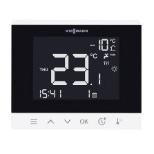 Termostat ambient Viessmann Vitotrol 100-E fara fir, programabil, modulant