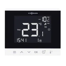 Termostat ambient Viessmann Vitotrol 100-E fara fir, programabil, modulant