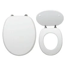 Capac WC MDF alb Ferro