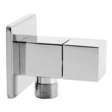 Robinet coltar cu cartus Ferro 1/2 x 3/8 si maneta metalica