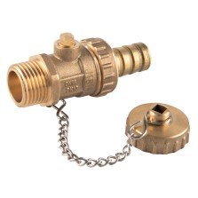 Robinet apa cu bila Ferro F-Comfort G3/4 de golire cu capac cu maner ZSN2