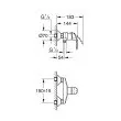Baterie dus monocomanda Grohe Eurosmart 1/2