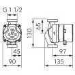Pompă circulație Ferro GPA III 25-60 130