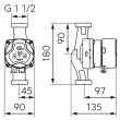 Pompă circulație Ferro GPA III 25-75 180