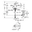 Baterie bideu monocomandă Grohe Eurosmart Cosmopolitan 1/2 marimea S