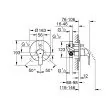 Baterie dus cu divertor montaj perete monocomanda Grohe Eurosmart 1/2