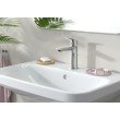 Baterie lavoar Hansgrohe Logis 110 Fine crom cu ventil Pop-Up