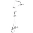 Coloana de dus Ideal Standard Ceratherm T25 cu baterie termostatata si para rotunda