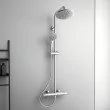 Coloana de dus Ideal Standard Ceratherm T25 cu baterie termostatata si para rotunda