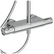 Coloana de dus Ideal Standard Ceratherm T25 cu baterie termostatata si para rotunda