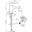 Baterie lavoar Ideal Standard IdealStream B1262AA crom cu ventil pop-up
