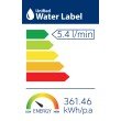 Baterie bideu Ferro Vitto Verdeline, negru mat BVI6VLBL