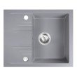 Chiuveta compozit Ferro Mezzo II 58x48 cm gri