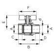 Robinet apa cu bila Ferro F-Power G1 1/4 KFPM41