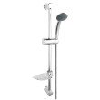 Set de dus Ferro Simpa N120 cu bara si suport culisant crom