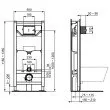 Bazin incastrat pentru WC IDEAL STANDARD Prosys 120 M
