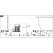 Pompa pentru ape uzate SFA SANIFLO SANICOM - 1300 W - 2
