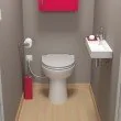 Pompa pentru ape uzate SFA SANIFLO SANICOMPACT C43 Dual Flush - 800 W