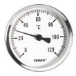 Termometru axial Ferro T80120A, 80 mm x 1/2