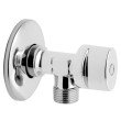 Robinet coltar cu bila Ferro 1/2 x 3/4 si maneta metalica