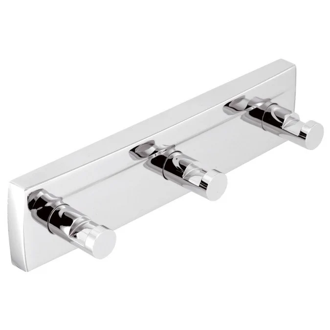 Cuier triplu Ferro Metalia 12 crom