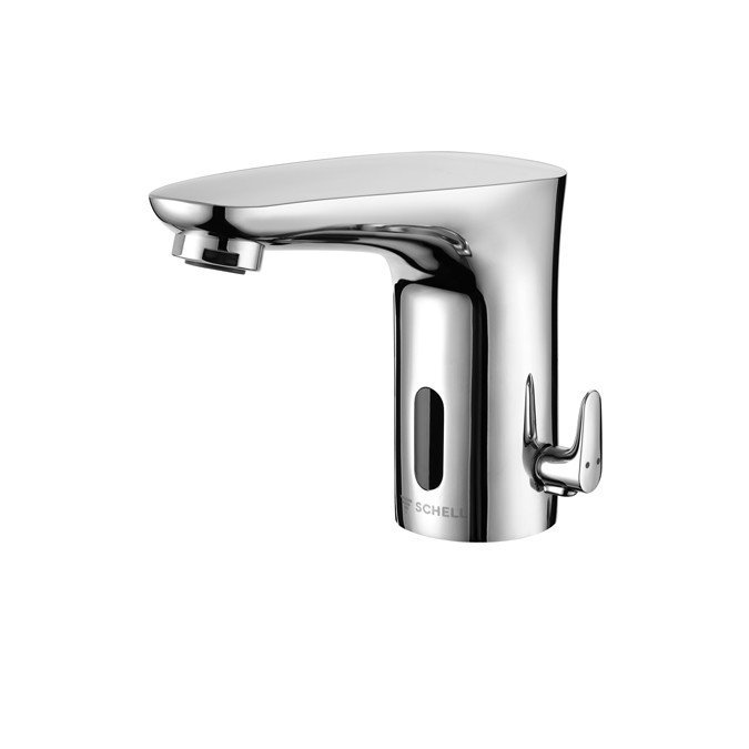 Baterie lavoar cu senzor si mixer SCHELL MODUS E cromat, alimentare cu baterii 6V